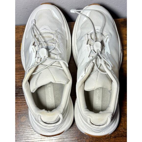 Hoka Transport White Gum Running Shoes Women's Size 6B Sneakers 1123154 WWH - Picture 10 of 12